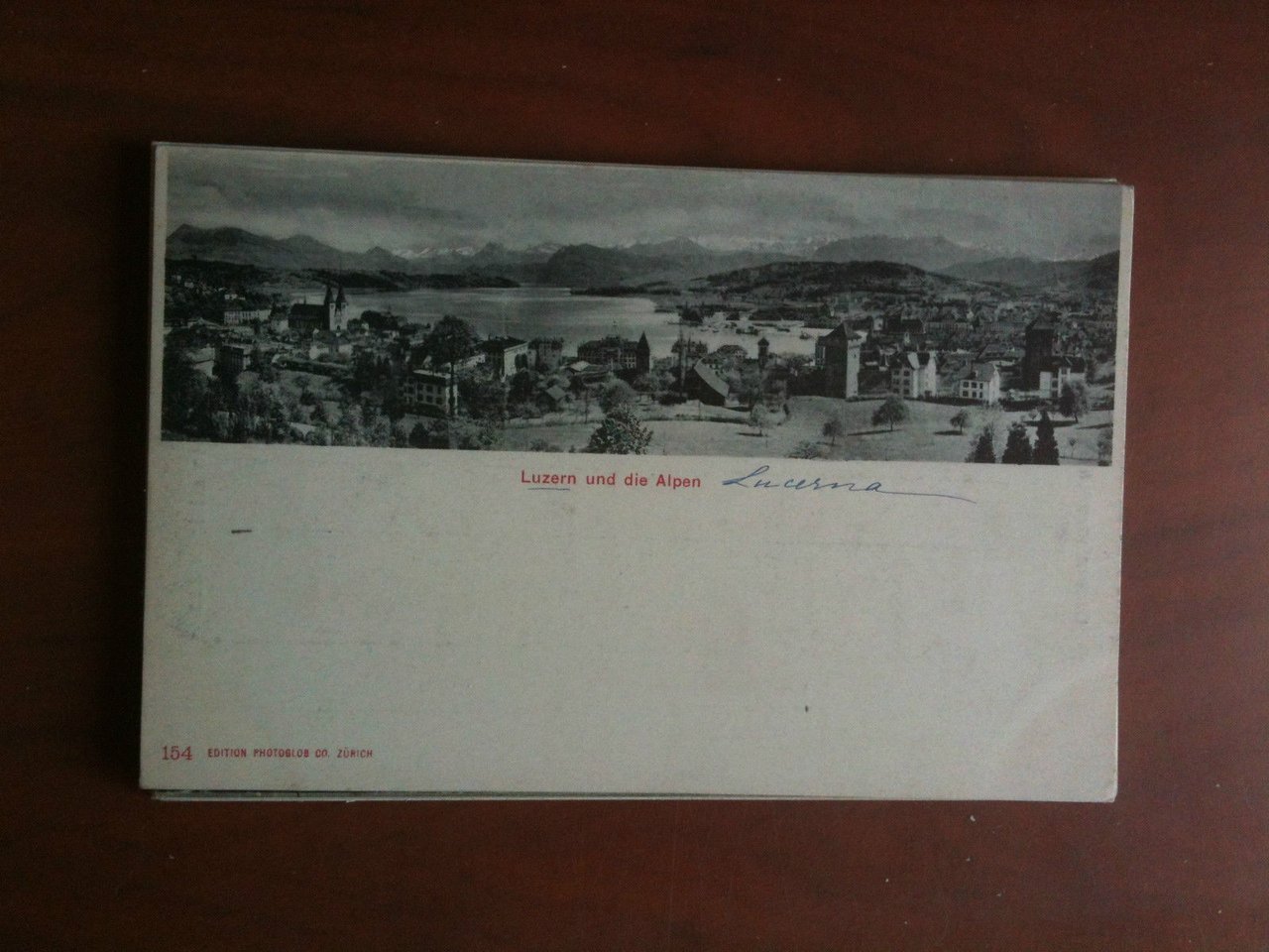 Cartolina Postkarte primi '900 Schweiz Luzern - non viaggiata