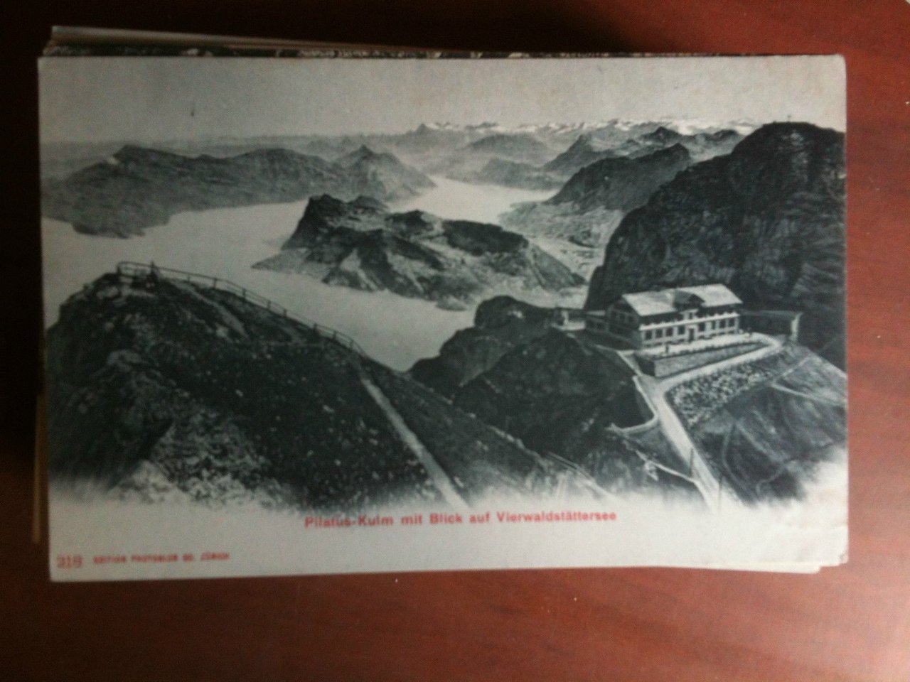 Cartolina Postkarte primi '900 Schweiz Pilatus-Kulm Blick - non viaggiata