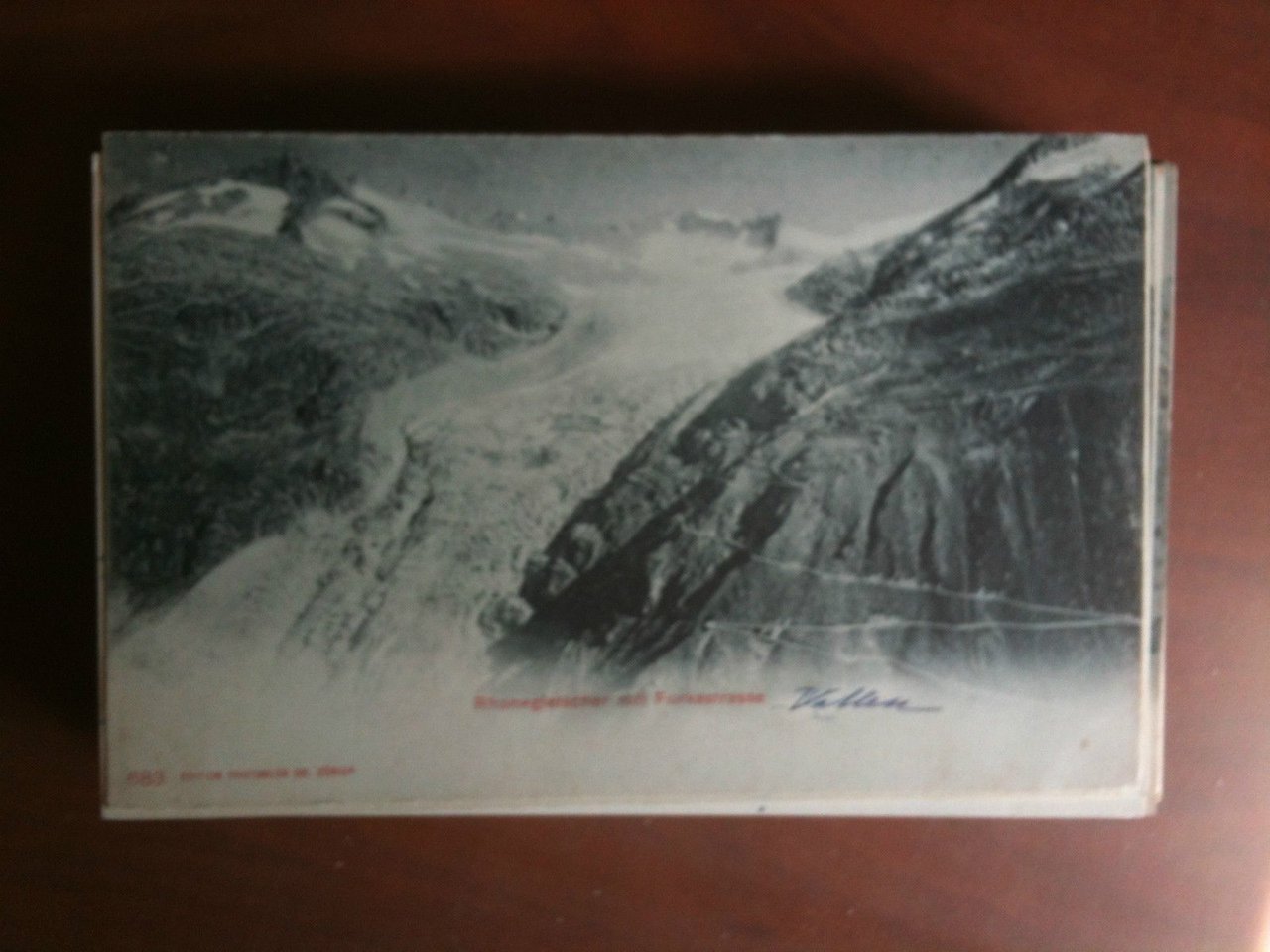 Cartolina Postkarte primi '900 Schweiz Rhoneglatscher - non viaggiata