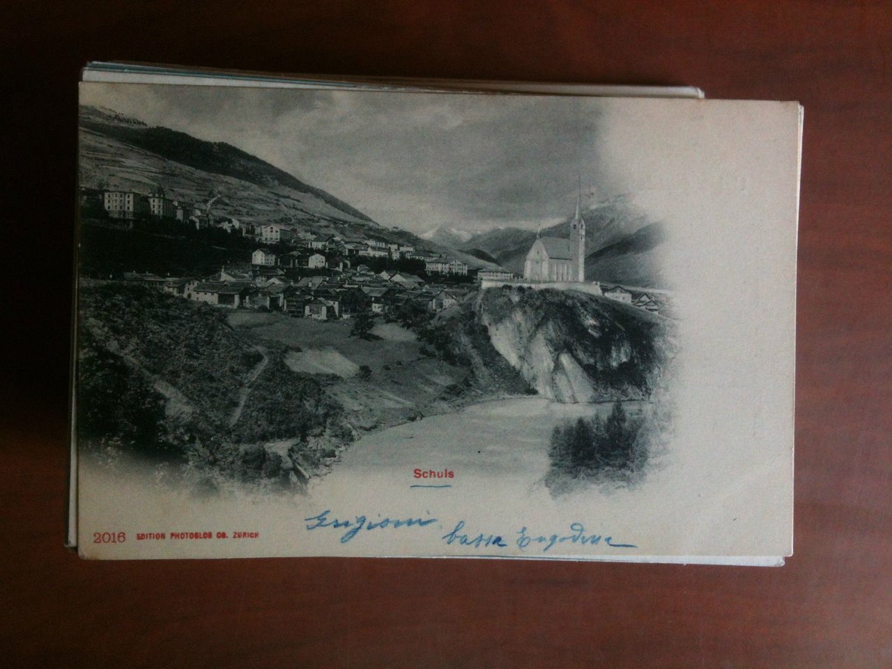 Cartolina Postkarte primi '900 Schweiz Schuls - non viaggiata