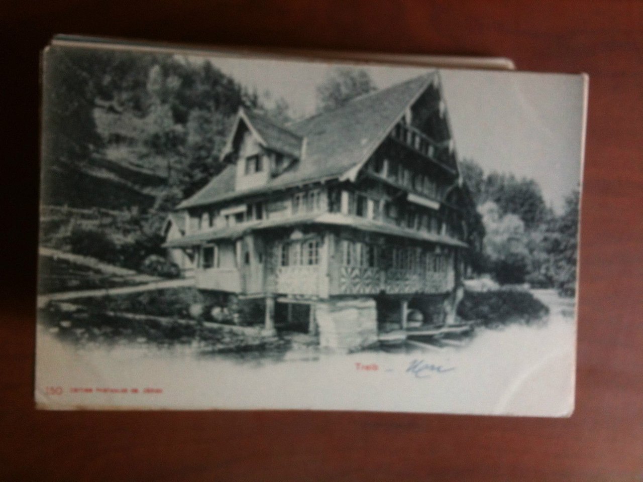 Cartolina Postkarte primi '900 Schweiz Treib - non viaggiata