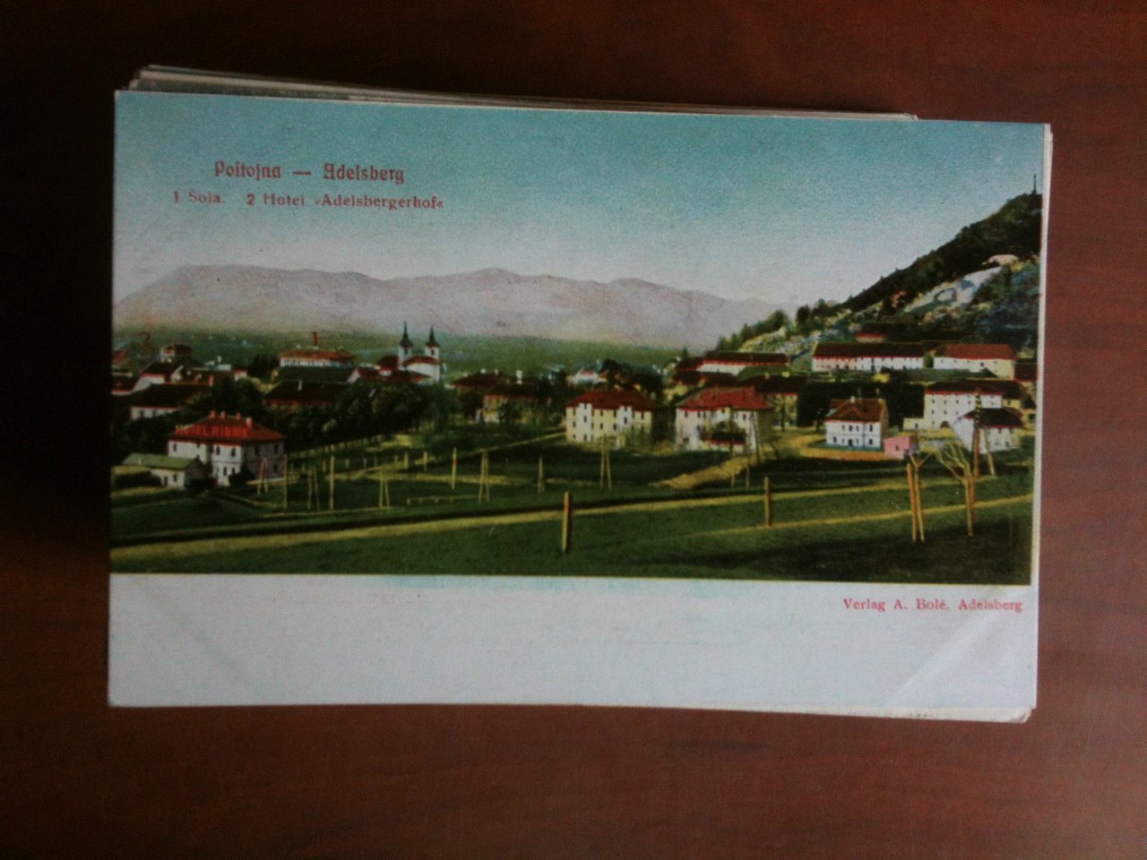 Cartolina Postkarte primi '900 Slovenia Postojna Adelsberg - non viaggiata