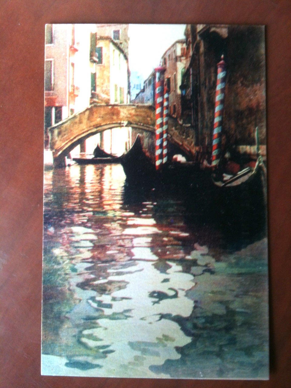 Cartolina primi '900 - Canale dei Frari - non viaggiata