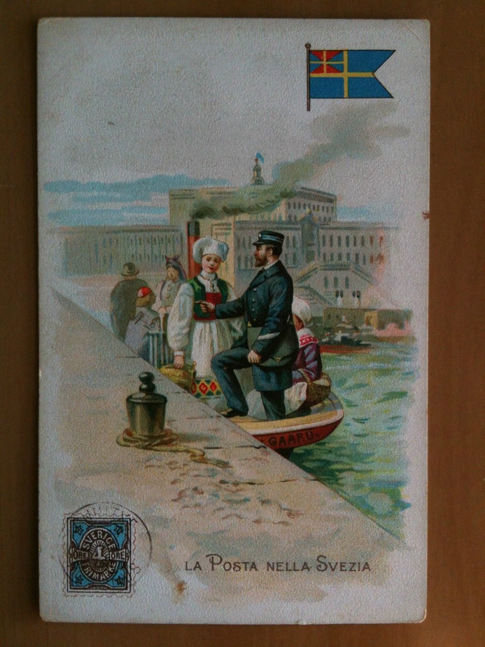 Cartolina primi '900 edizione speciale "La Posta nella Svezia" - …