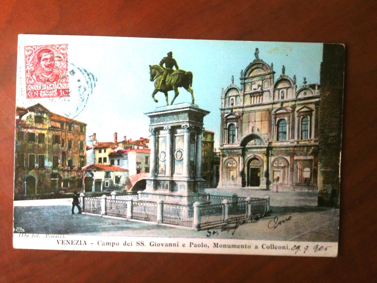 Cartolina primi '900 Venezia - Campo SS. Giovanni e Paolo …