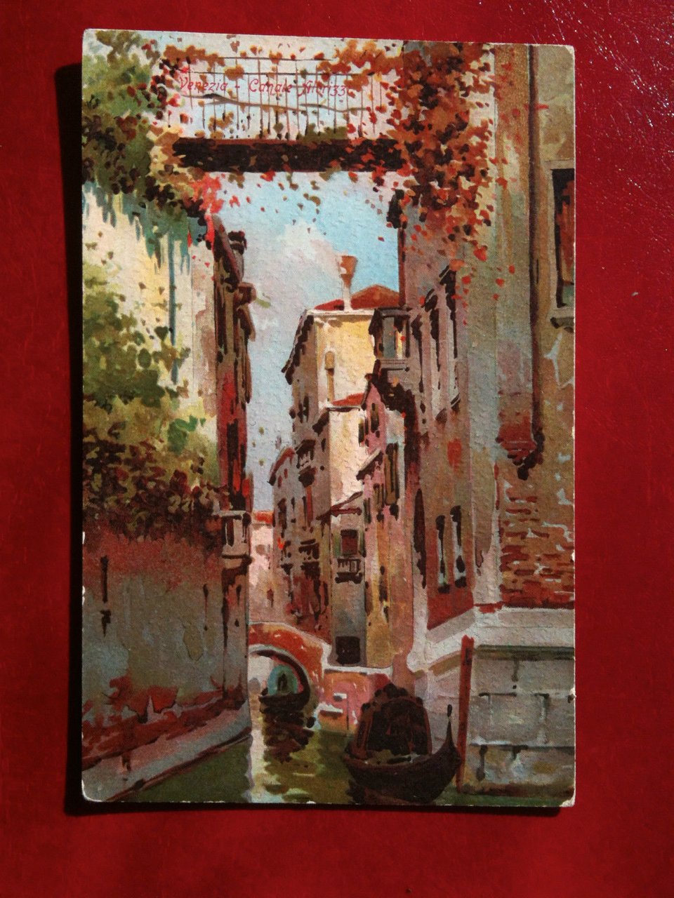 Cartolina primi '900 Venezia - Canale Albrizzi - non viaggiata