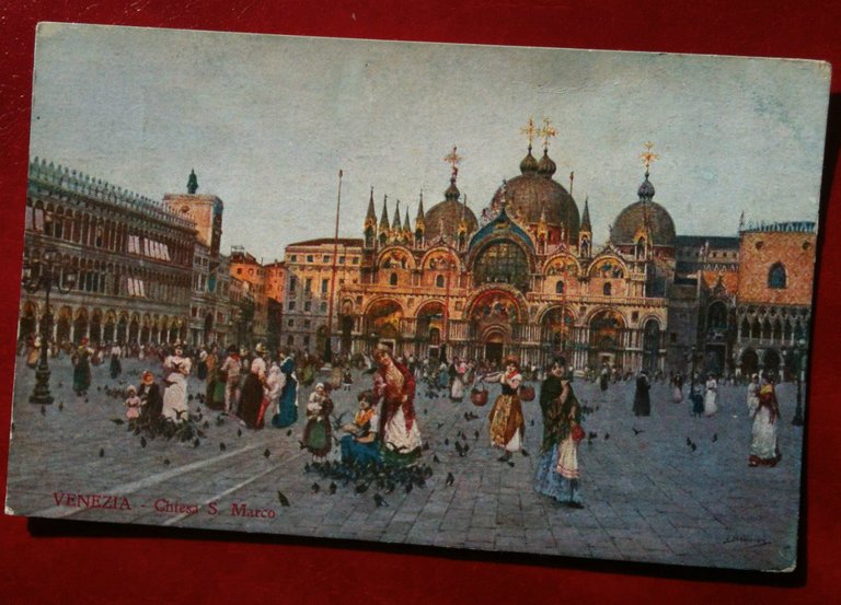 Cartolina primi '900 Venezia - Chiesa S. Marco - non viaggiata