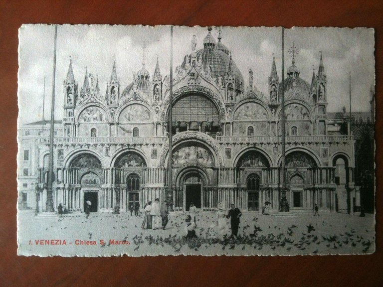 Cartolina primi '900 Venezia - Chiesa S. Marco - non viaggiata