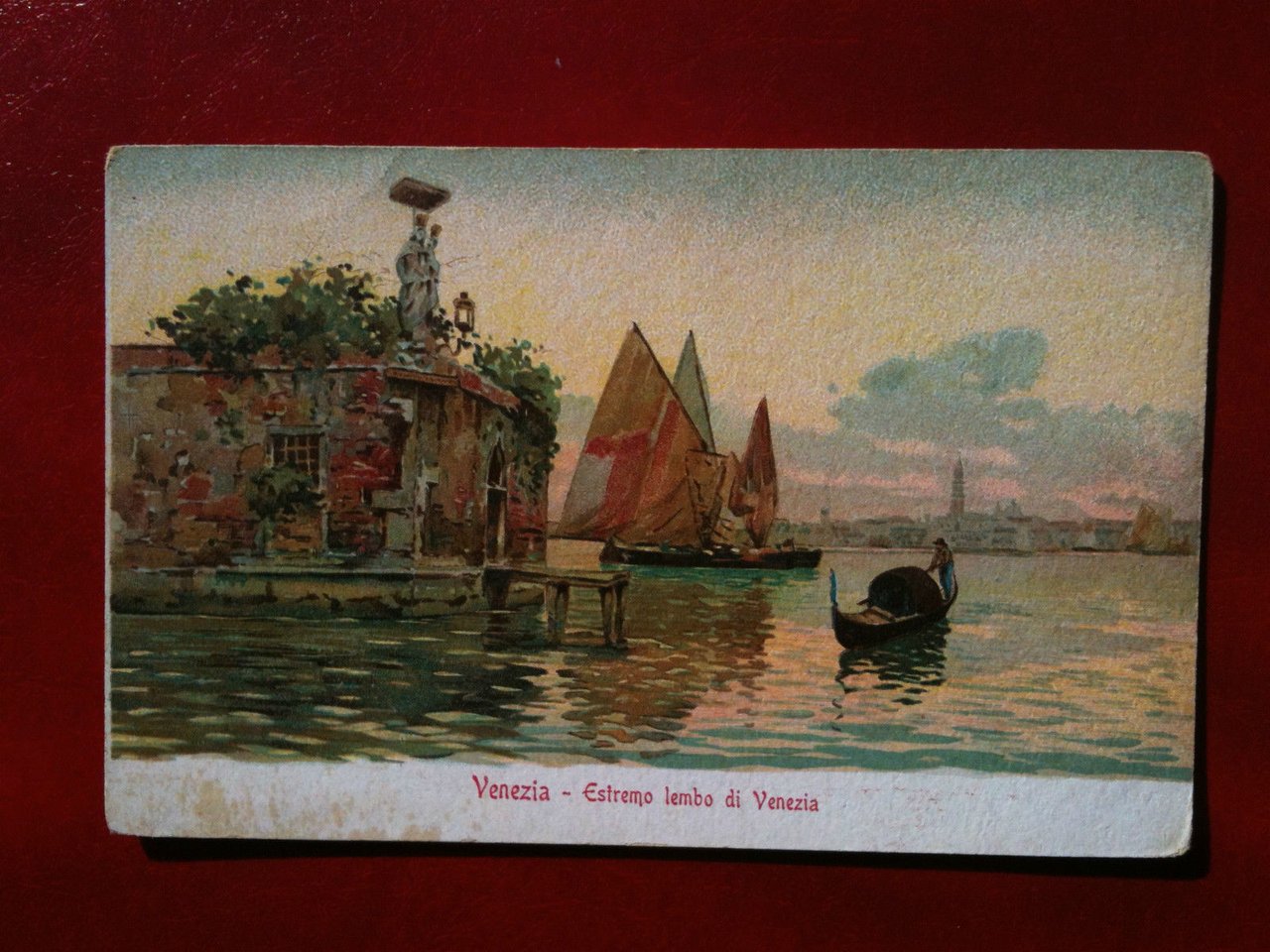 Cartolina primi '900 Venezia - Estremo lembo di Venezia - …