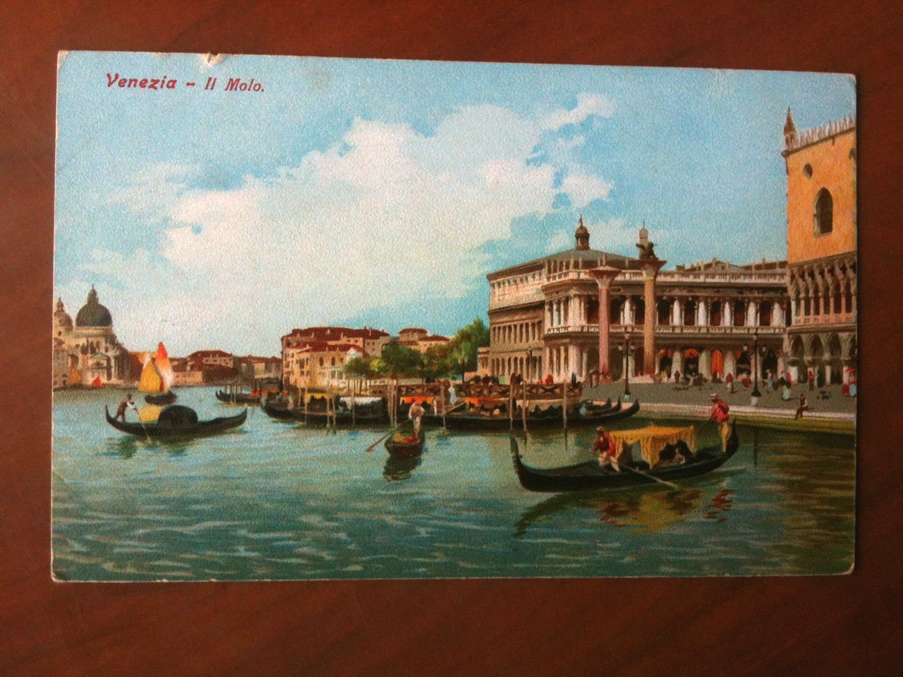 Cartolina primi '900 Venezia - Il Molo - non viaggiata