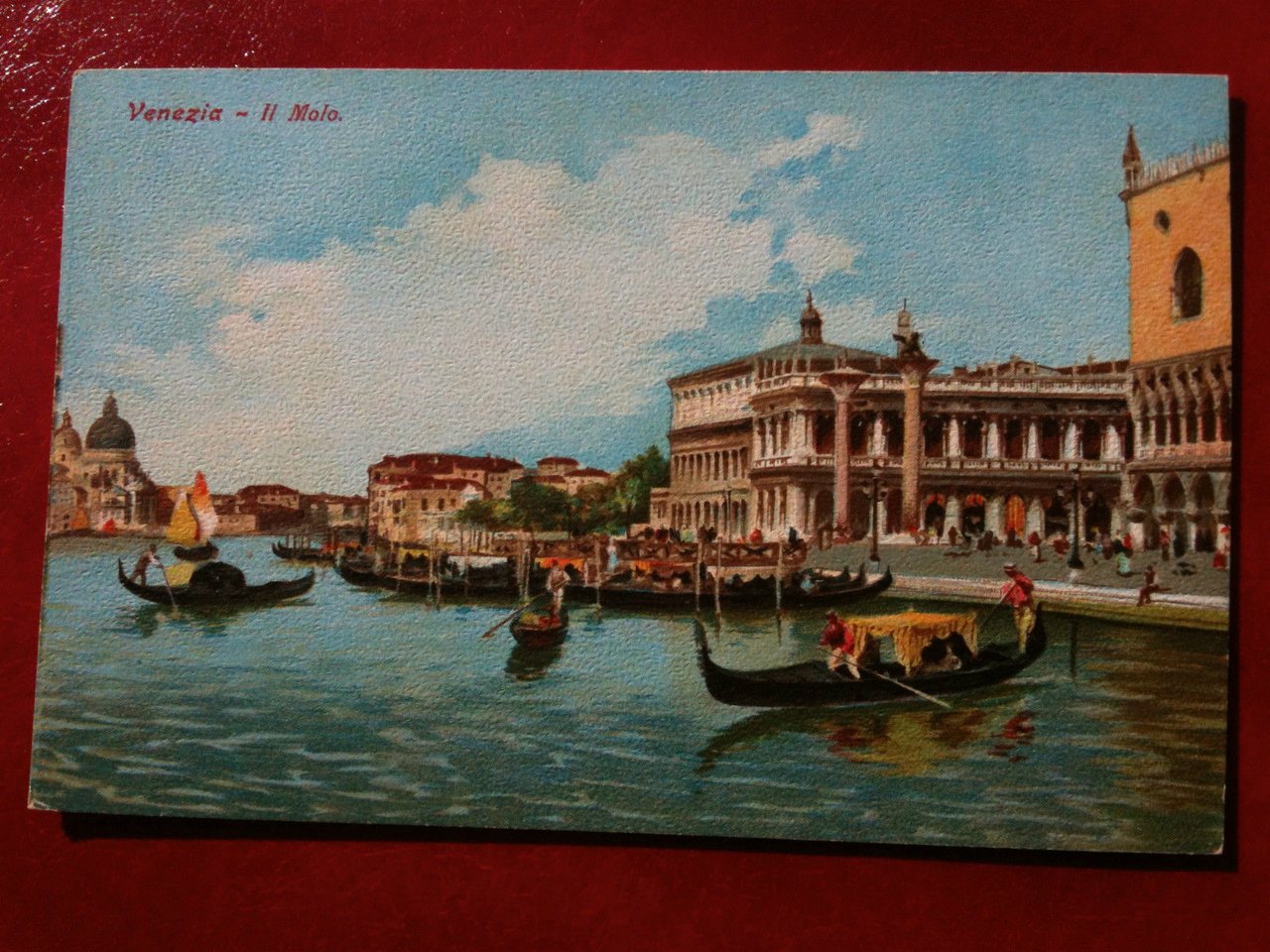 Cartolina primi '900 Venezia - Il Molo - non viaggiata