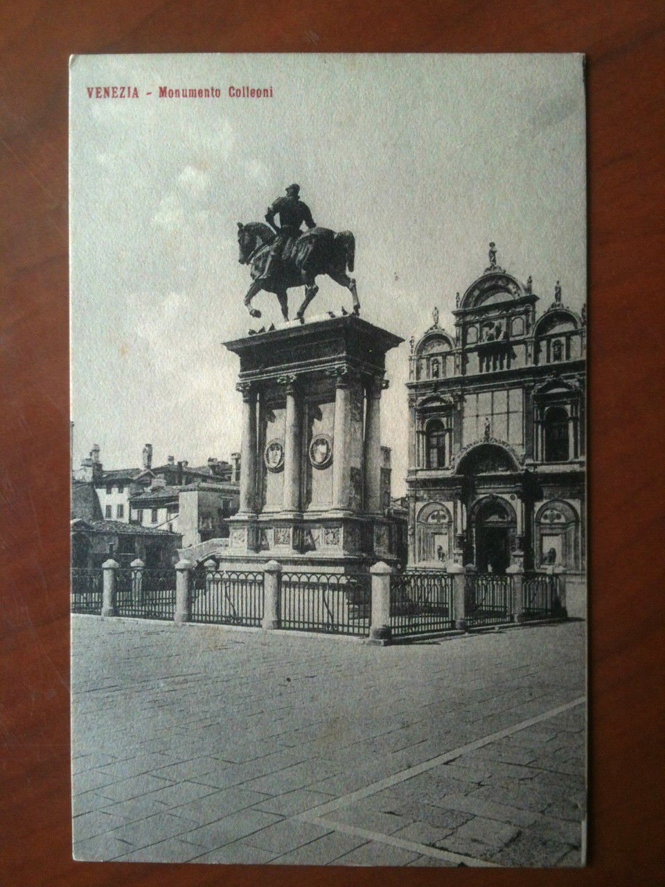 Cartolina primi '900 Venezia - Monumento Colleoni - non viaggiata