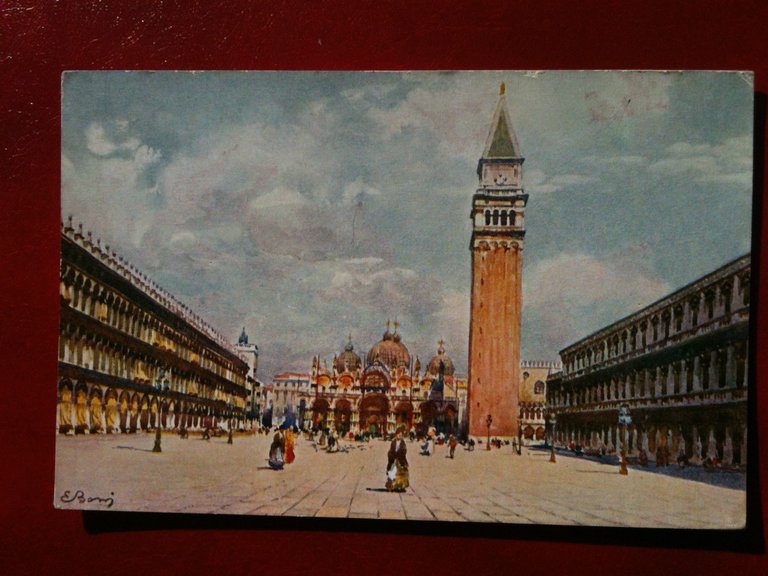 Cartolina primi '900 Venezia - Piazza S. Marco - non viaggiata