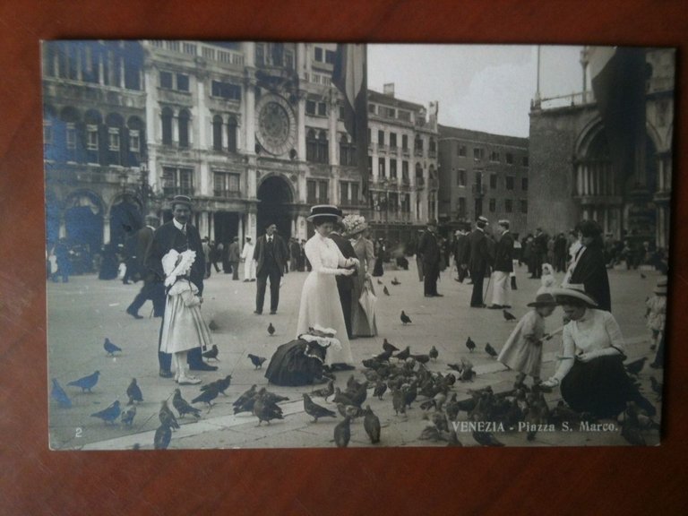 Cartolina primi '900 Venezia - Piazza S. Marco - non viaggiata