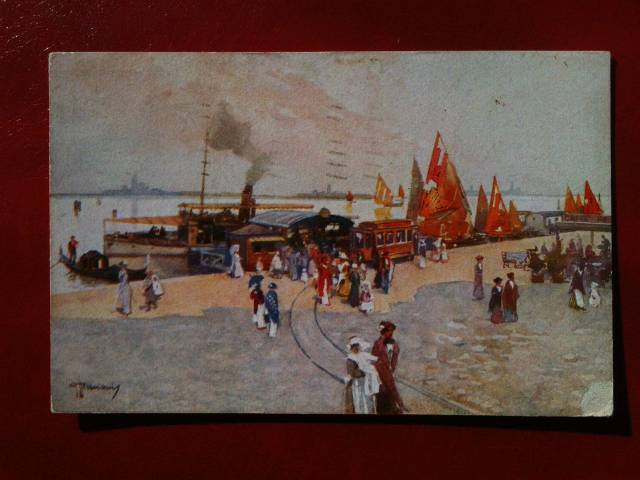 Cartolina primi '900 Venezia - Piazzale S. Maria Elisabetta - …