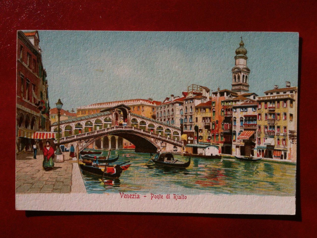 Cartolina primi '900 Venezia - Ponte di Rialto - non … | Immagine principale