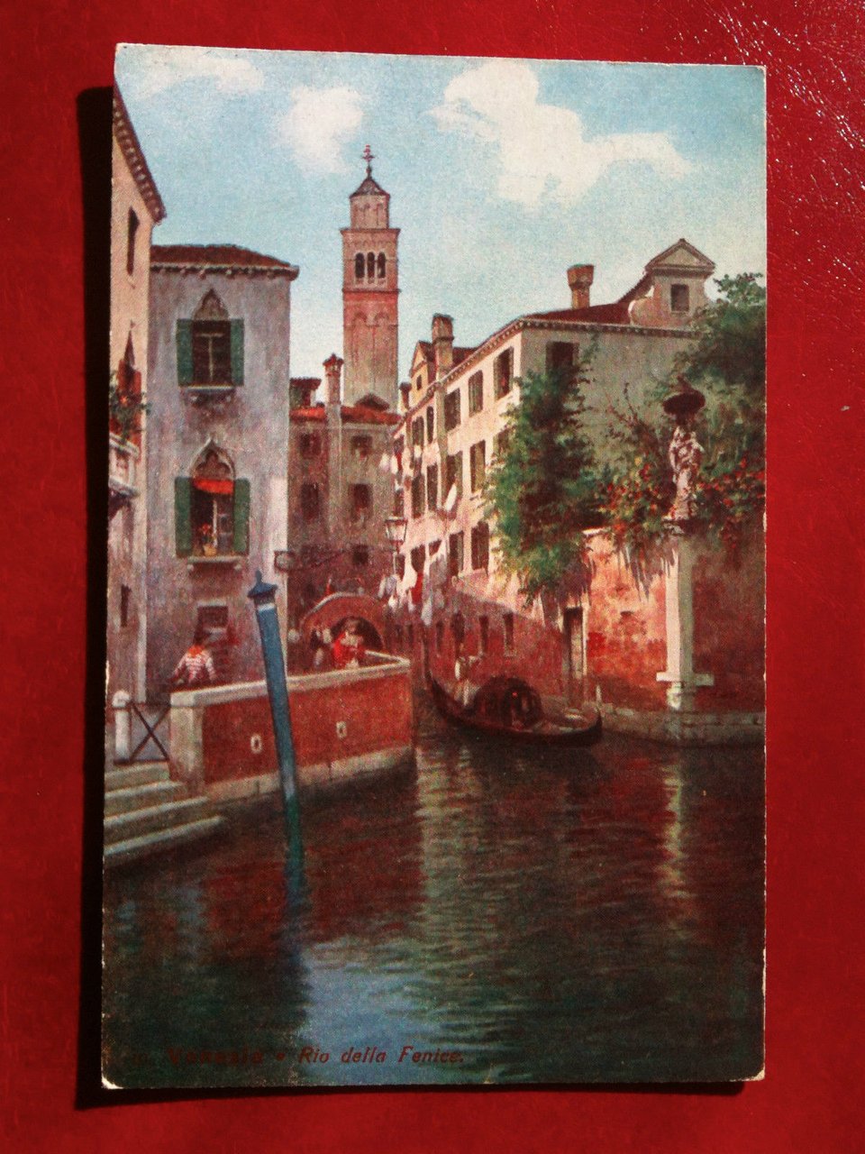 Cartolina primi '900 Venezia - Rio della Fenice - non …