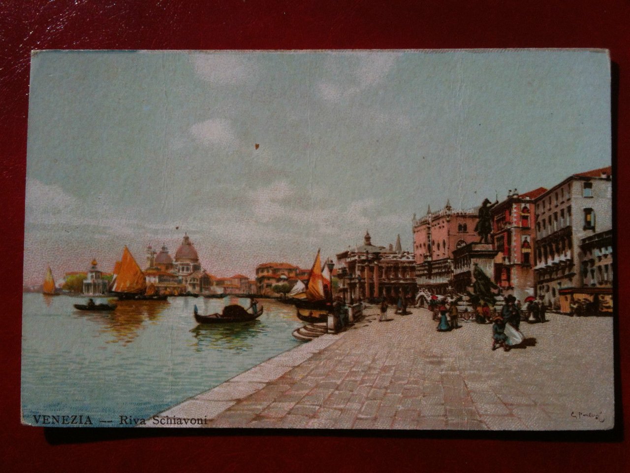 Cartolina primi '900 Venezia - Riva Schiavoni - non viaggiata