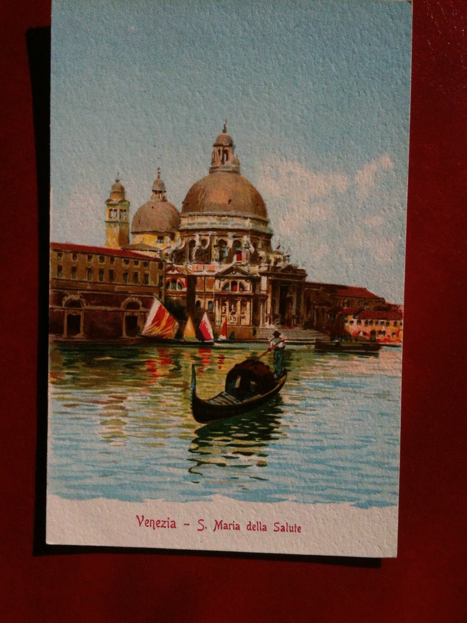 Cartolina primi '900 Venezia - S. Maria della Salute - …