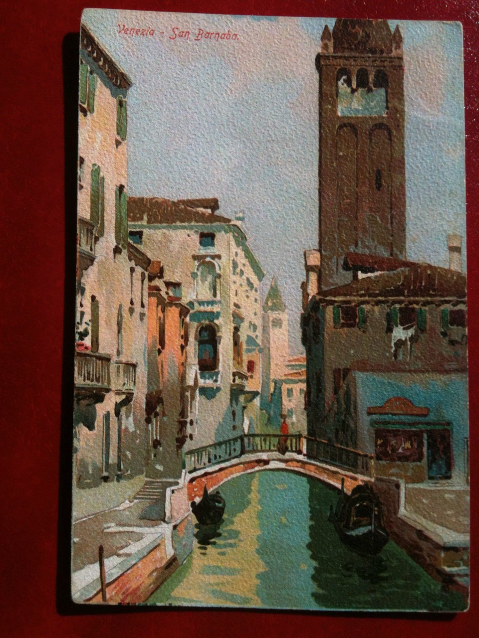 Cartolina primi '900 Venezia - San Barnaba - non viaggiata