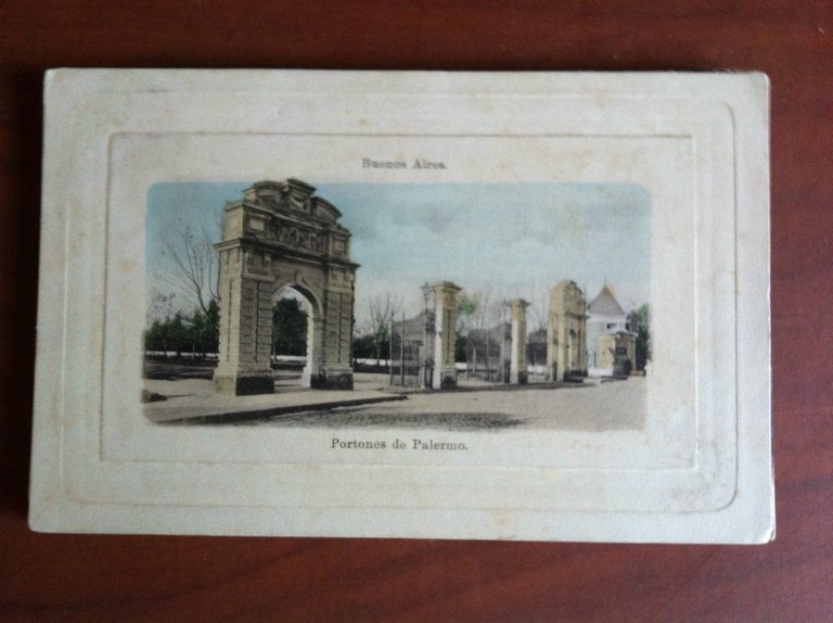 Cartolina Tarjeta primi '900 Buenos Aires Portones Palermo-non viaggiata - E9340