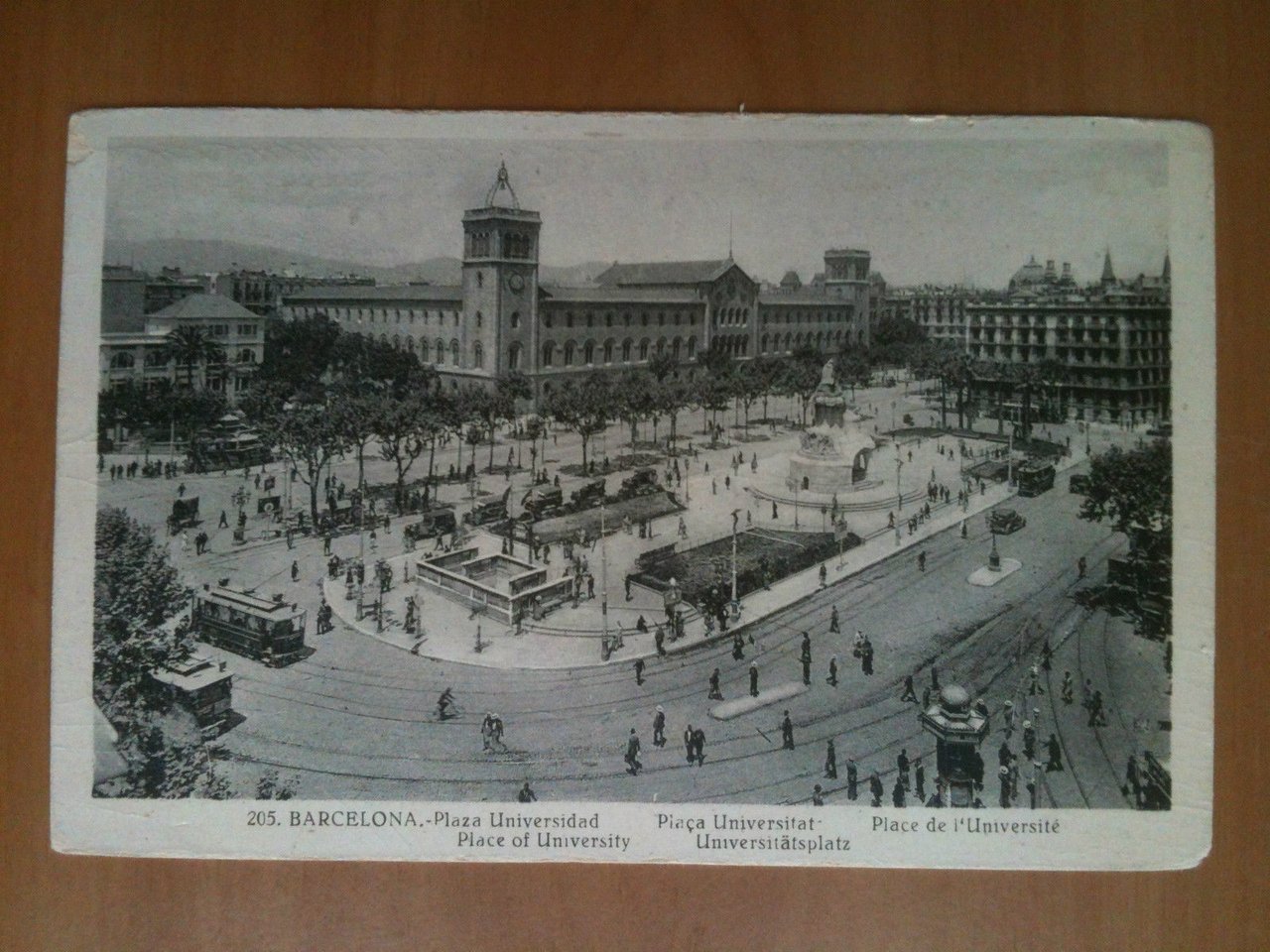 Cartolina Tarjeta primi '900 Spagna Barcellona/Barcelona - viaggiata