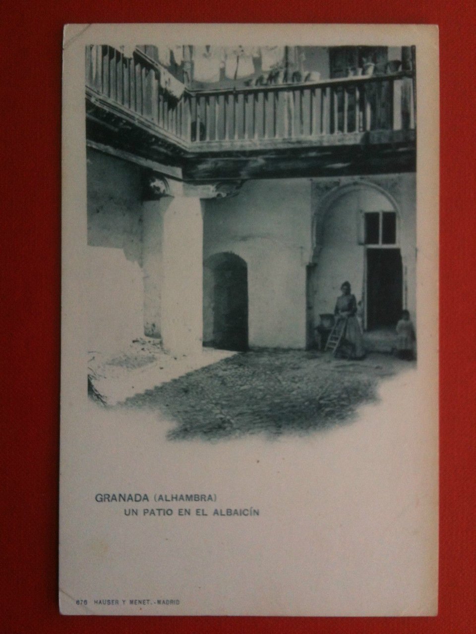 Cartolina Tarjeta primi '900 Spagna Granada (Alhambra) - non viaggiata | Immagine principale