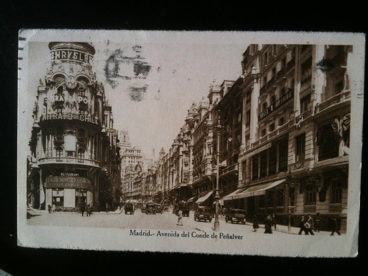 Cartolina Tarjeta primi '900 Spagna Madrid Conde de Penalver - …