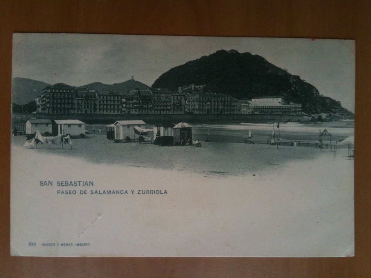 Cartolina Tarjeta primi '900 Spagna San Sebastian Salamanca y Zu …