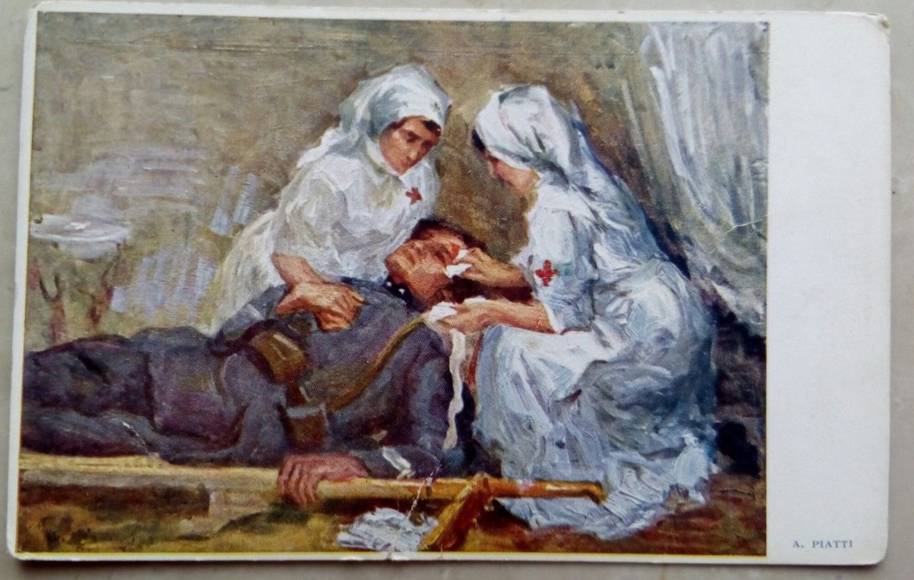 Cartoline per la Croce Rossa non viaggiata inizi '900