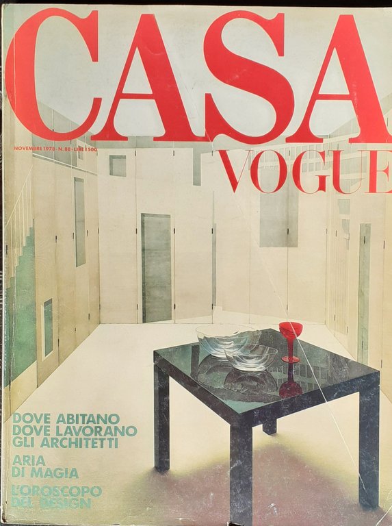 Casa Vogue incontro con Giò Ponti 1978