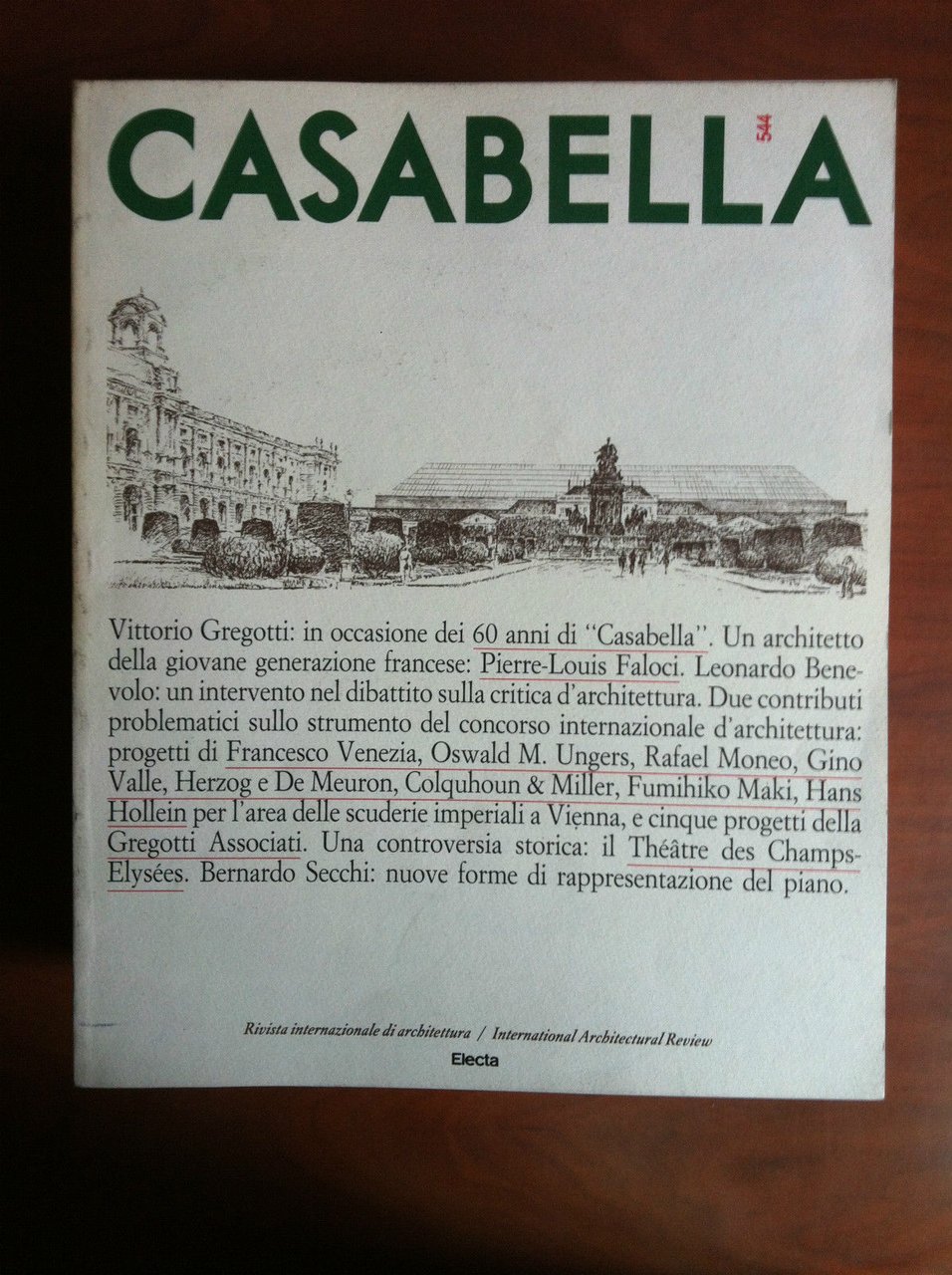 Casabella n^ 544 Marzo 1988 - E18839 | Immagine principale