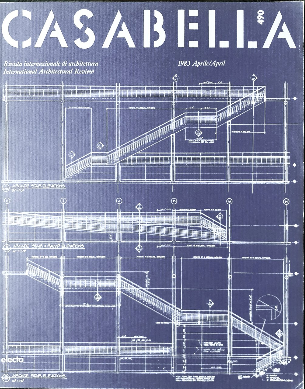 CASABELLA rivista di Architettura N^490 Aprile 1983