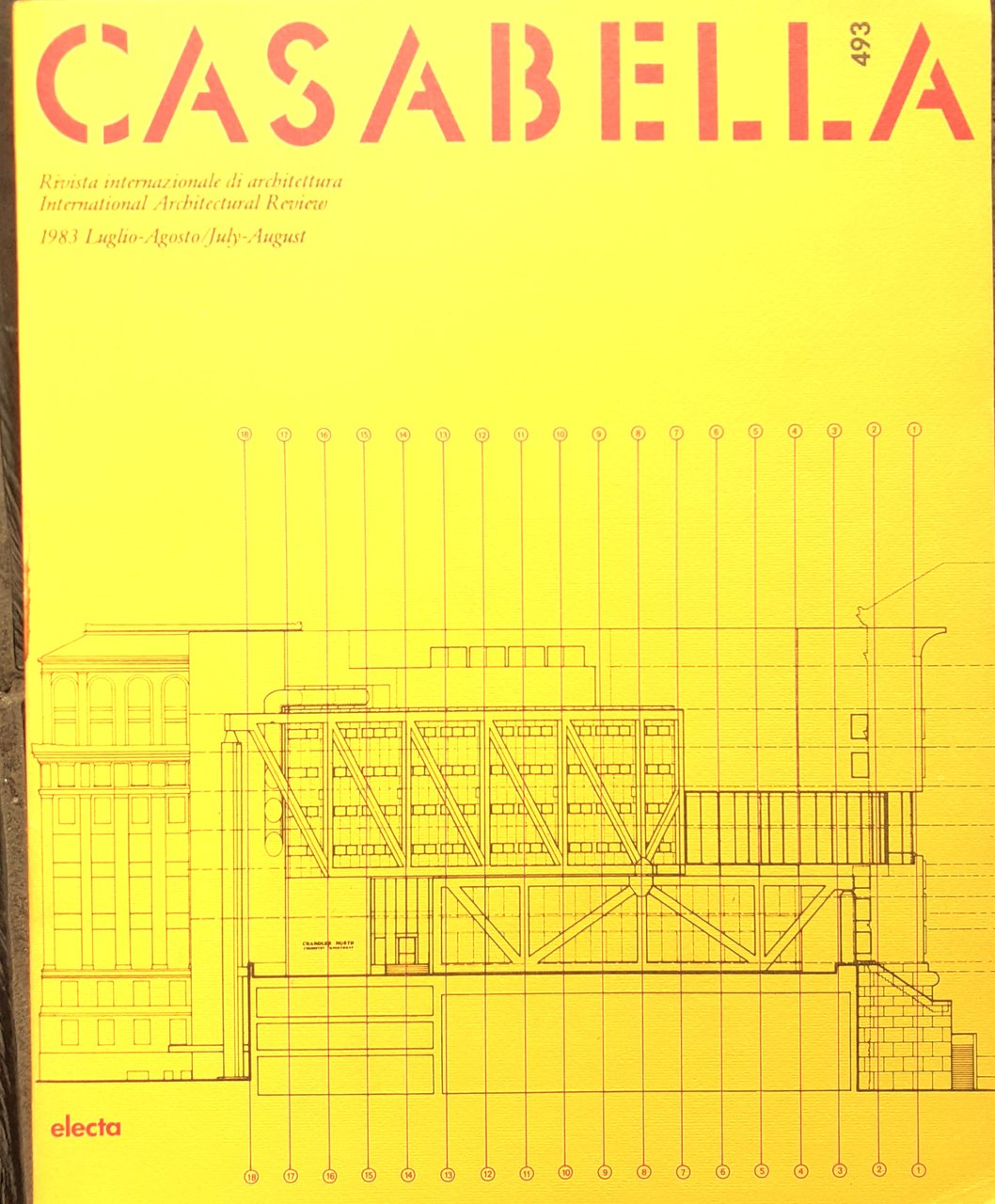 CASABELLA rivista di Architettura N^493 Agosto 1983