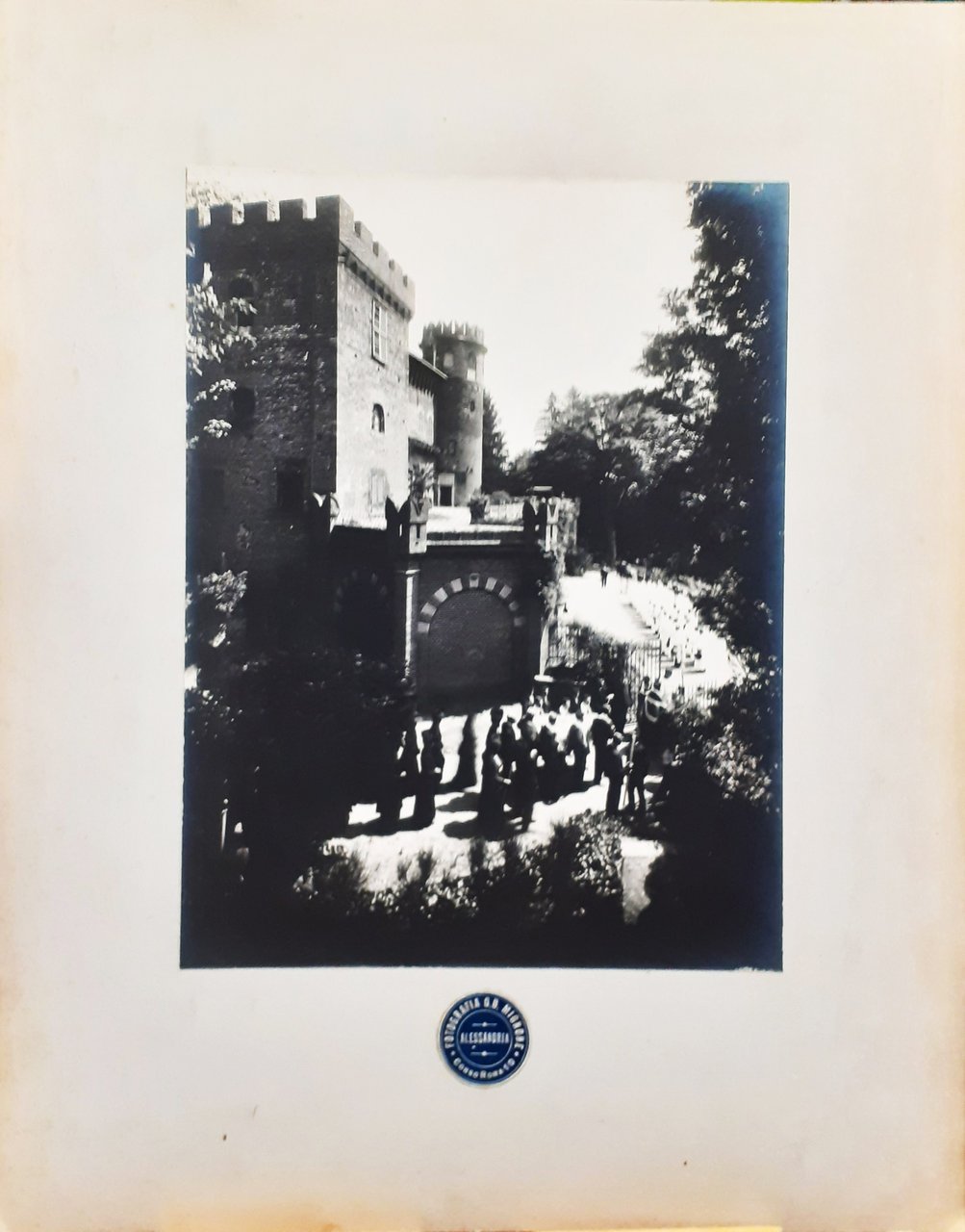 Castello Redabue Masio (AL) fotografo G.B. Mignone 1910 circa