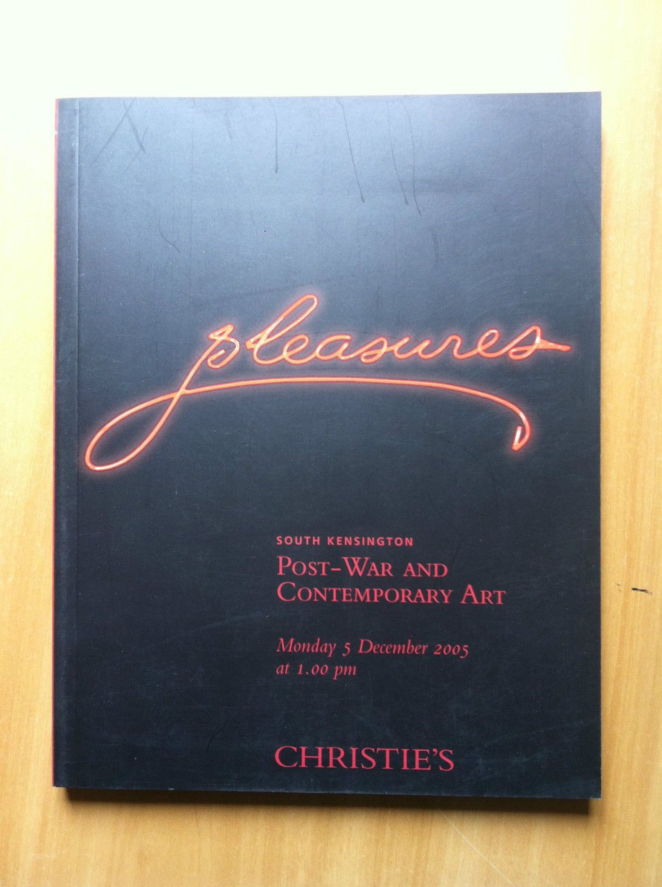 Catalogo Asta Christie's Pleasures Post-War Contemporary Art London 2005- E17421