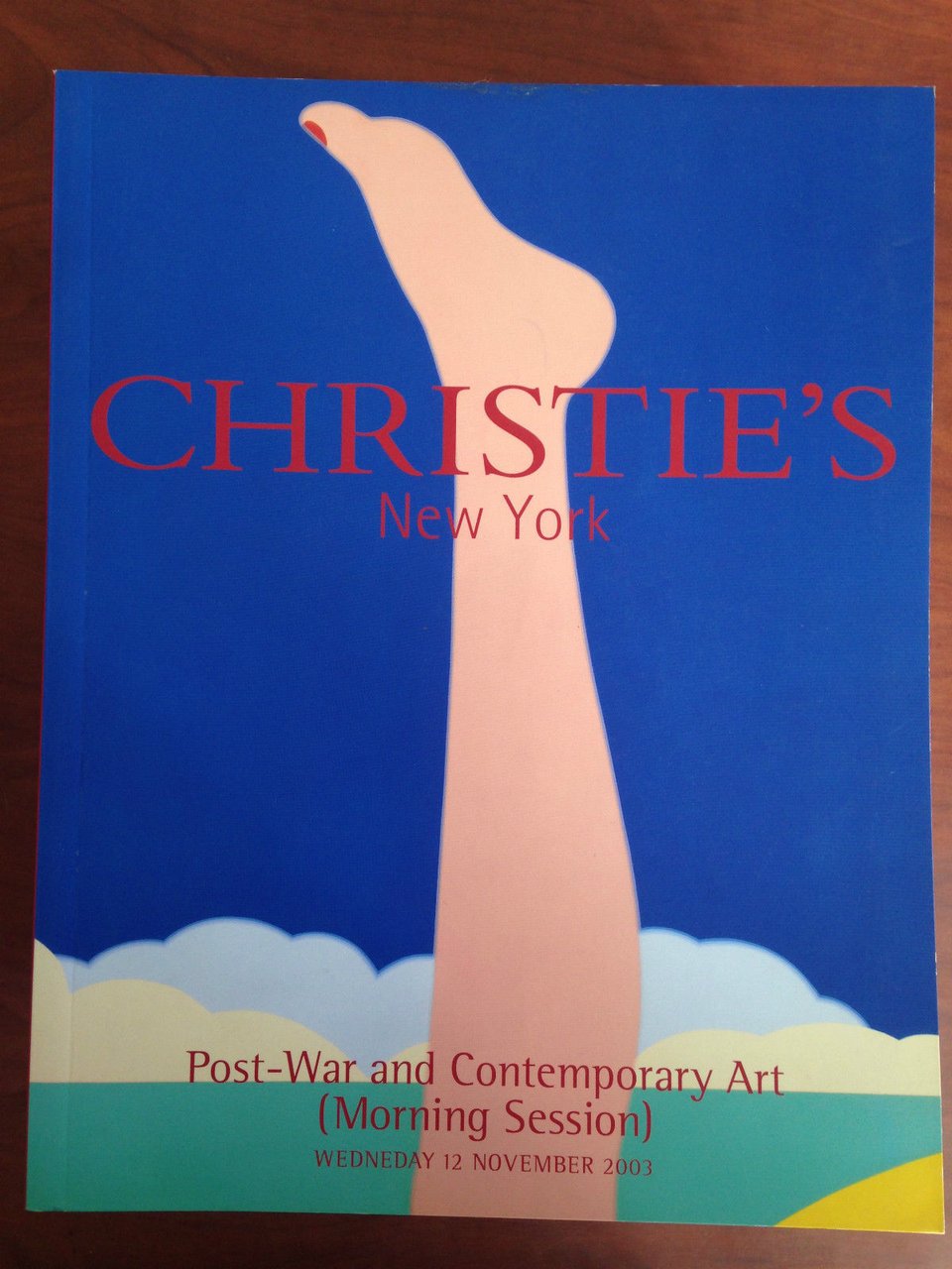 Catalogo Asta Christie's Poste-War Contemporary art New York 2003 - …