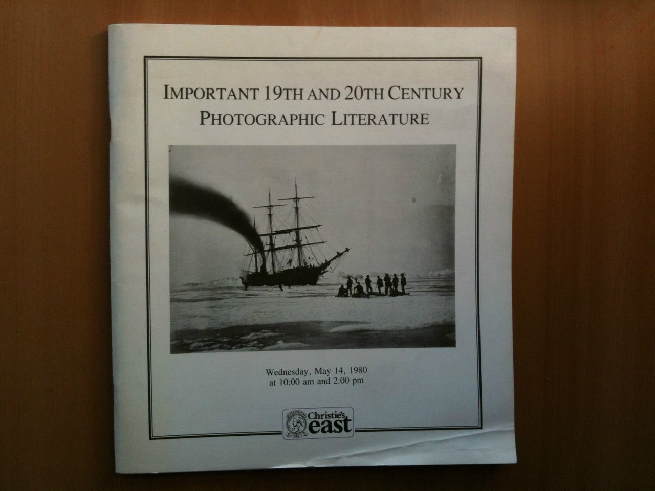 Catalogo Asta/Sales Christie's east 19/20th century Photographic literature 1980