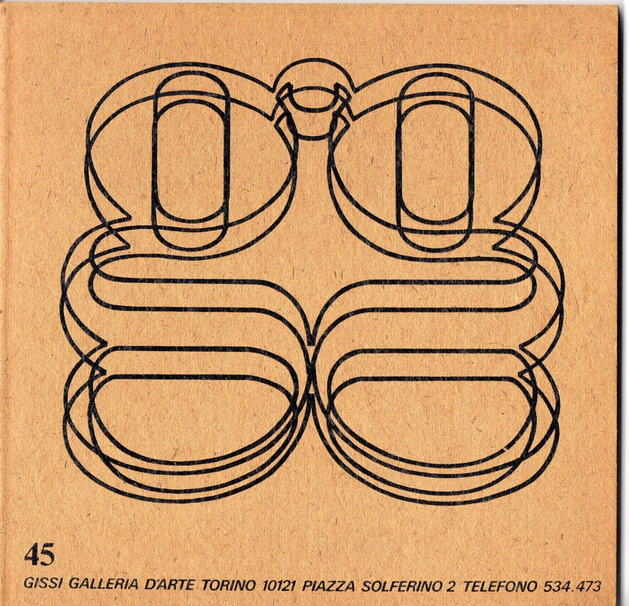 Catalogo d'Arte Marini Burri Moreni Galleria Gissi Torino 1969