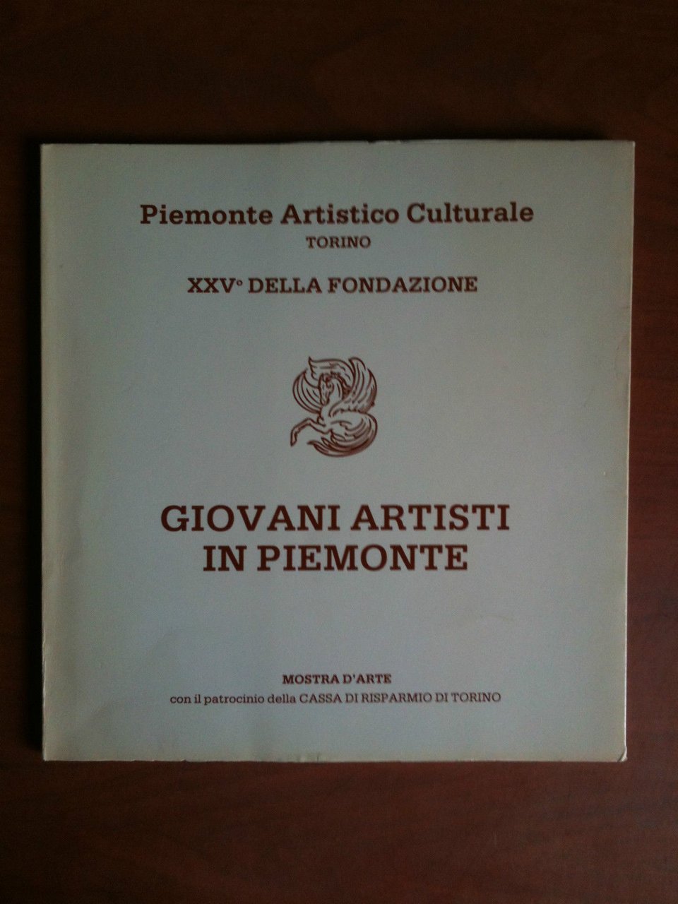 Catalogo della mostra collettiva Giovani Artisti in Piemonte 1983