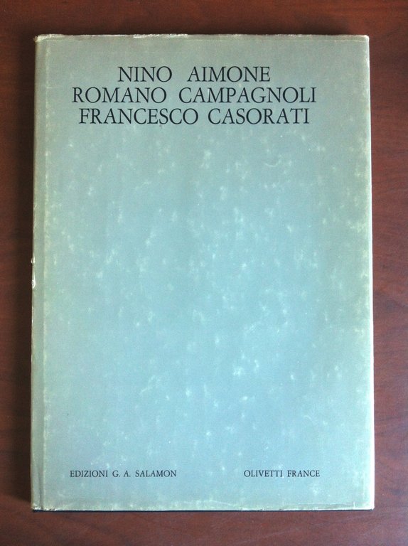 Catalogo della mostra di Aimone Campagnoli Casorati Salamon Paris 1974 - E11969