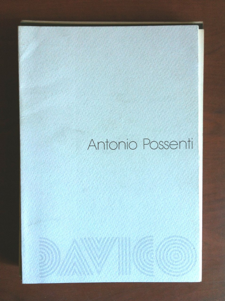 Catalogo della mostra di Antonio Possenti Galleria Davico Torino 1993 …