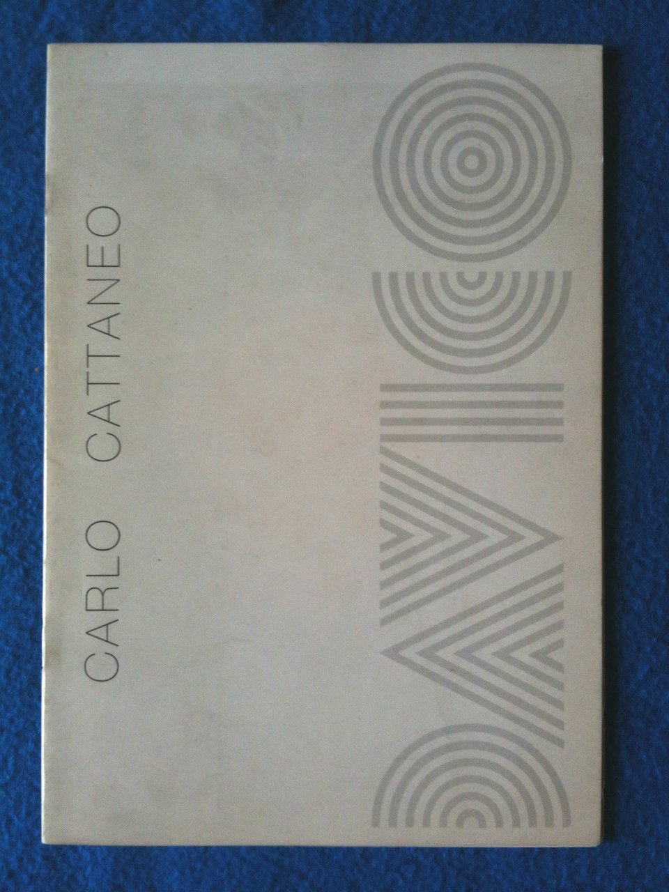 Catalogo della mostra di Carlo Cattaneo Galleria Davico Torino 1988
