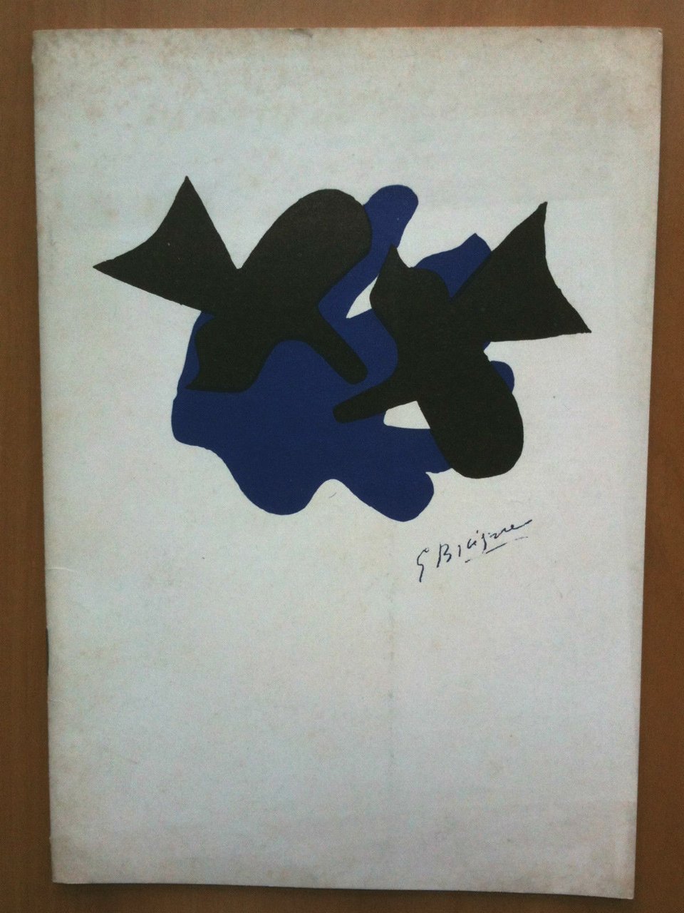 Catalogo della mostra di Georges Baraque Galleria davico Torino 1971