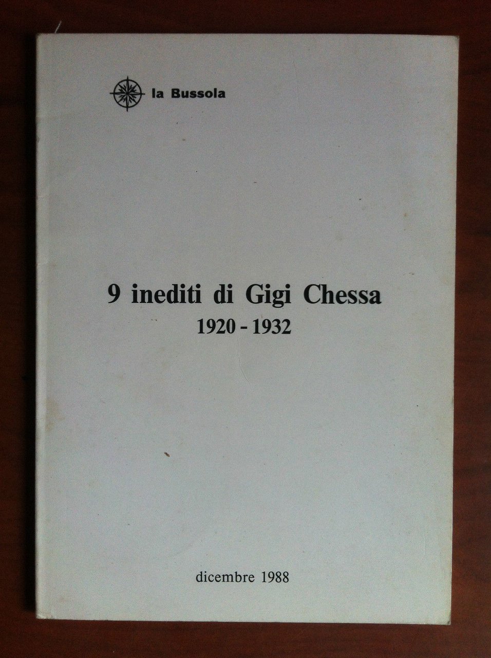 Catalogo della mostra di Gigi Chessa Galleria La Bussola Torino …