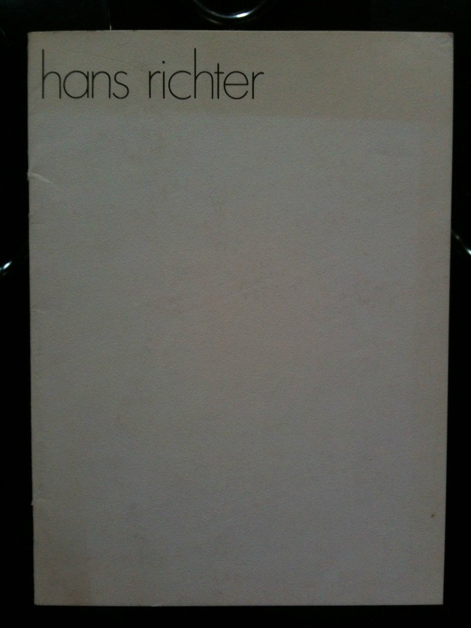 Catalogo della mostra di Hans Richter - Galleria Il Fauno …