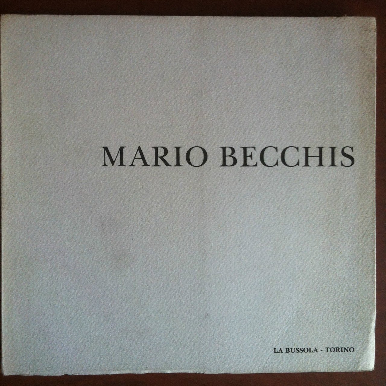 Catalogo della mostra di I Mario Becchis Galleria La Bussola …