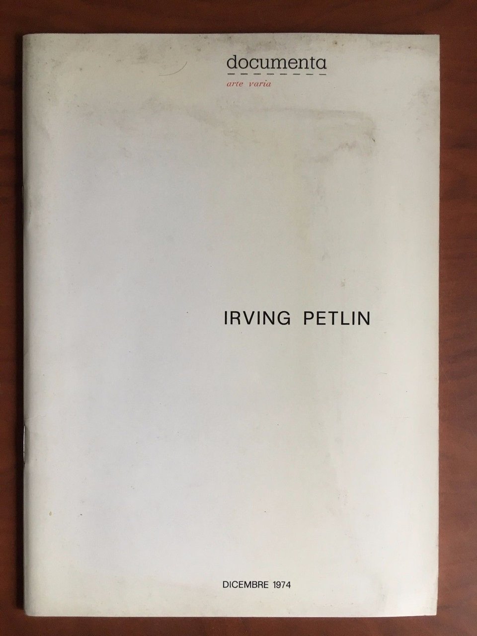 Catalogo della mostra di Irving Petlin Palazzo Villanis Torino 1974 …