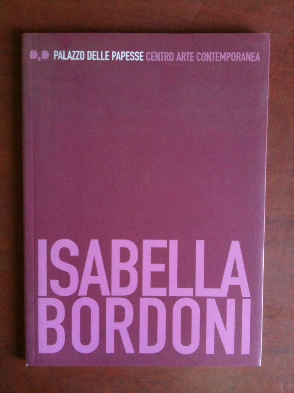 Catalogo della mostra di ISABELLA BORDONI Palazzo delle Papesse 2003