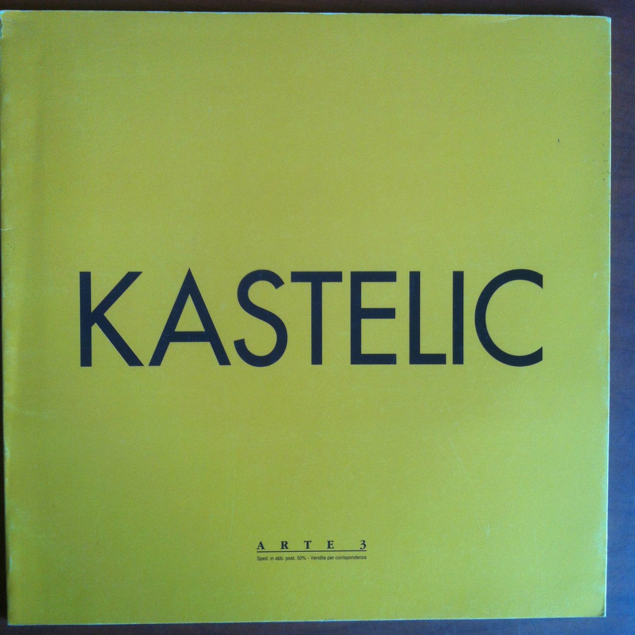 Catalogo della mostra di Kastelic Galleria Arte 3 Trieste 1997 …